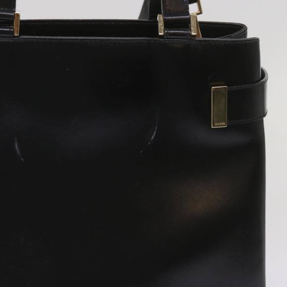 GUCCI Hand Bag Leather 2way Black 000 2046 0562 Auth am5882 - Picture 3 of 16